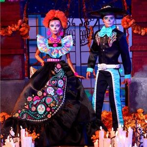 NEW 2024 Barbie Signature Día de Muertos Barbie and Ken Doll Collector’s Set
